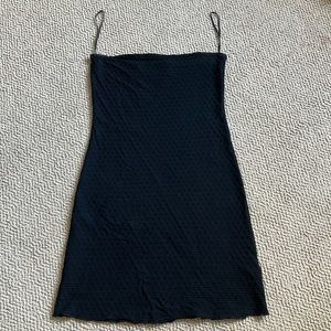 UO Black mini dress